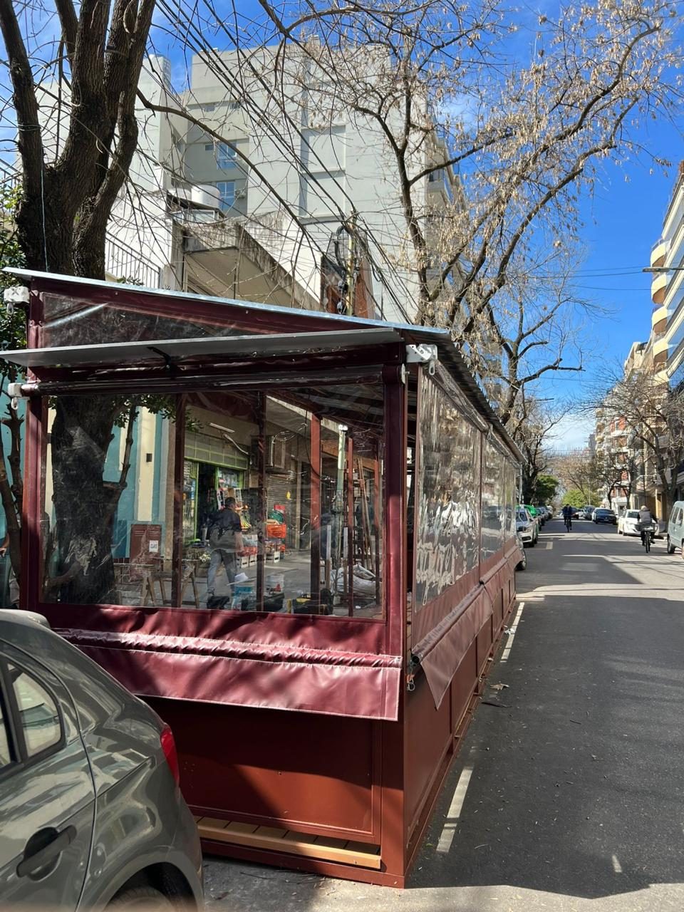 Toldos en local gastronómico